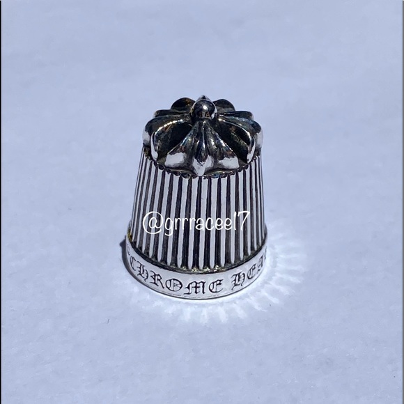 Chrome Hearts Jewelry - AUTH Chrome Hearts 2007 .925 vintage lip balm cap